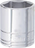 SK Hand Tool 48226 1/2 in. Drive 6-Point Metric Standard Chrome Socket, 26 mm, Cold Forged Steel, Made in USA