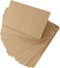 100pcs Small Brown Kraft Paper Bags 18x11x32cm Greaseproof Multi-function Bakery Bread and