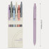 FIOVER 6Pcs Gel Pens 0.5mm, Fine Point Smooth Writing Black Gel Ink Pens for Journaling, Cute Aesthetic Gifts