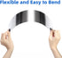 6'' 60' 0.2mm Peohud x Aluminum Flashing Roll, Thickness Aluminum Roof Panel, Roof Flashing Strip for Sealing Windows