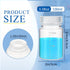 12 Bottles(Clear,3oz 100ml,Wide Tatuo Pcs Plastic Sample Bottles with Screw Cap, Liquid Containers with Lid for Lab
