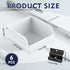 BeapTcely (6, Slatwall Bins with Hooks Plastic Slatwall Organizer Slatwall Containers Workbench Bins for Slat Wall