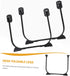 2pcs NUOBESTY Foldable Hairpin Metal Table Legs Heavy Duty Folding Furniture Legs for Tv Stand Cabinet Sofa Side Night