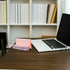 Baluue Rhinestones Business Card Holder Pink Single-sided Desk Organizer with Greeting Card Storage for Office Desktop