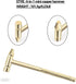 LANDIBO 6-in-1 Hammer Hammer Micro Mini Multifunctional Anti-Corrosion and Anti-Rust Copper and Screwdriver Hand Tool