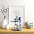 AUTULET Creative Office Desktop Accessories Musical Instrument Metal Pen Pencil Holder Children Toy Gifts (Flute)