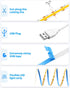5V 6.56FT 320Leds/M 3000K CRI85+ 2M Aclorol COB LED Strip Lights for TV USB Powered Warm White COB Flexible Light Strip