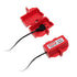 Wisamic Polypropylene Plug Lockout Tagout, 2 x 3-1/2 inch with 2 Locking Holes for 110-125V Plugs