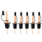 Cyyaog 20pcs Liquor Olive Oil Vinegar Dispenser Stainless Steel Bottle Wine Bottle Pourer(Rose