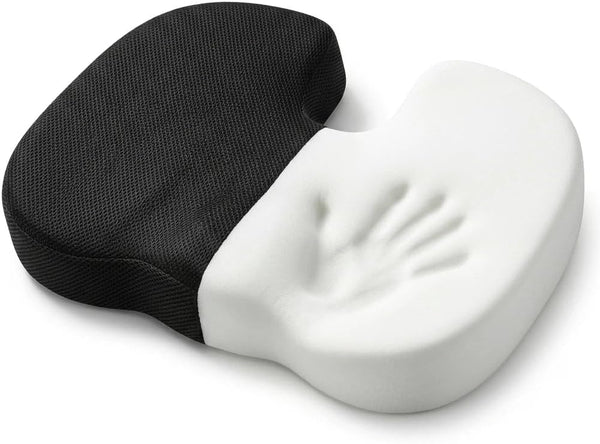 Vmeoap Ergonomic Seat Cushion for Office Chair - Memory Foam Tailbone Pain Relief