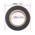 Color Guard Tape 4 Pack, PVC Electrical Glue Tape, 66 Feet, 0.7 Inch Black and White Insulation Tape