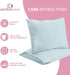 Circles Home Premium Sateen Pillow Envelope, 300TC, Standard Size, Blue