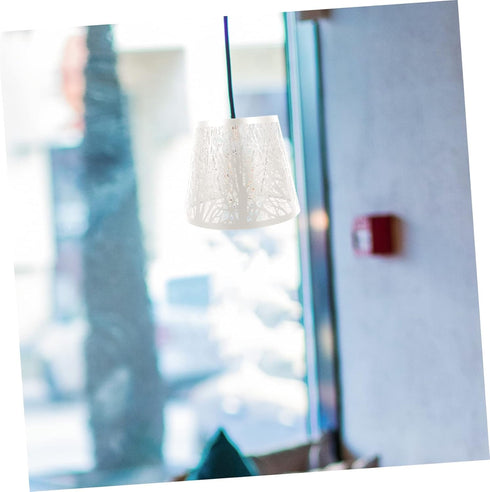 KALLORY Desktop Lamp Shadow Lamp Shade, Iron Lampshade Replacement Clip on Table Lamp Cover for Floor Lamp Chandelier
