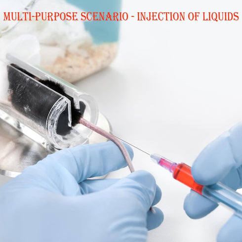 40Pack-3ml Luer lock Syringe with 23Ga Needles, Individually Packaging Disposable Plastic Syringes for Scientific Labs