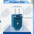 7 Piece Replacement Plug Extension Cord Plug - 2 Prong, 125V 15A Electric Plug for Small Appliances