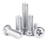 cSeao 40-Pack M3 30mm Pan Phillips Screws and Hex Nuts Set, 304 Stainless Steel Plain Finish