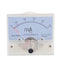 uxcell Screw Mounted Analog AC 0-50MA Scale Range Milliamp Panel Meter
