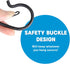 FSAH 36 1 PCS Q-Hanger Hooks with Safety Buckle, Windproof Screw Hooks for Outdoor String Lights Hanging Christmas