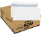 HERKKA #10 Security Self-Seal Envelopes, No.10 Windowless Business Envelopes, Security Tinted, 500 Pack