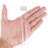 50ml Clear Glass Test Tubes with Screw Caps and Plastic Stoppers, 24PCS Leak-Proof Vials