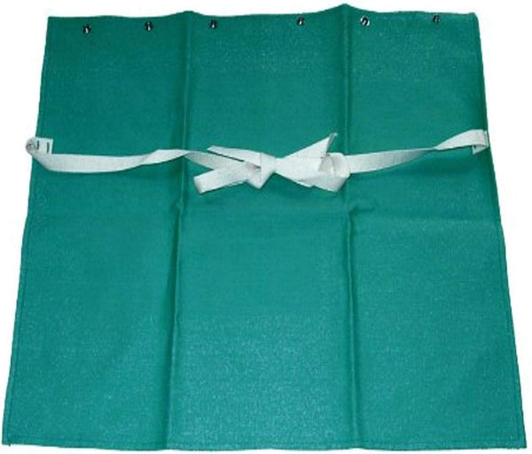 Shark 14509 Industries Welders Bib-Green Sateen-Large 20" Long