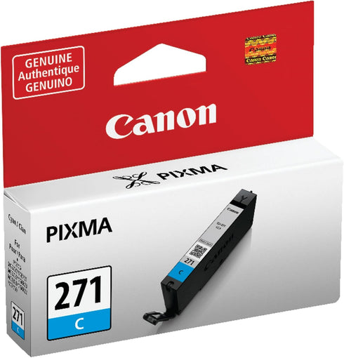 Canon CLI-271 Cyan Ink Tank - Compatible with MG6820, MG6821, MG6822, MG5720, MG5721, MG5722