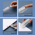 Terrysun 1 Pc Clear Clam Clip Dispenser with 50 Colorful & 50 Silver Metal Refill Clips, Portable Paper Clam
