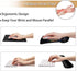 Keyboard Wrist Rest and Mouse Pad Wrist Support Set, Ergonomic Gel Mouse Pad with Non-Slip Base for Easy Typing