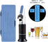 VGVGV 2 1 0-25% 0-40% Brix Refractometer, In Handheld Alcohol Refractometer Alcohol Beer Wine Concentration Meter Brix