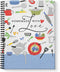 Gotcha Covered Notebooks Hardcover Homemade With Love, 8.5" x 11" Spiral Recipe Notebook, 120 Pages