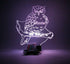 16 MIRROR MANIA Large Owl on Branch Light Up Night Owl Table Desk Lamp LED Personalized Free Engraved Custom Name