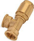 One Way Check Valve 1/2" Female Float Brass Backflow Preventer for Plumbing Water Boiler Heating System