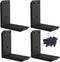 Aufuga L Bracket,Raised Garden Bed Corner Brackets,Heavy Duty Corner Brace,Stainless Steel Shelf Bracket,Black