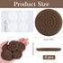 Neyauo 8Pcs Furniture(4cm/1.57in) Anti-Slip Cutting Board Stabilizer Pads - Self-Adhesive Rubber Feet for Cutting Board