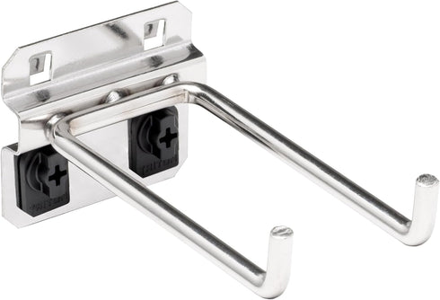 Triton Products 4-Inch Stainless Steel LocHook Double Rod, 90-Degree Bend, 1/4-Inch Diameter, 3-Pack