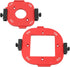 Shcobomo 2PCS Router Corner Radius Template, Aluminum Alloy Router Templates for Woodworking, Arc