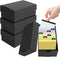 4Pack 3x5 Index Card Holder, Index Card Box Hold 4000 Cards, Flash