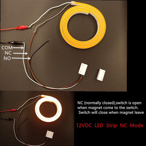 3X Magnetic Reed Switch Normally Open Closed NC NO Door Alarm Window Security/Magnetic Contact Switch/Reed Switch for