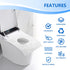 (60 pack), Toilet Seat Covers XL Flushable and Biodegradable Paper Cover Disposable for Adult and Kids Potty Training