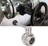 Cufaee (38mm 1.5in Sanitary Butterfly Clamp Valve, Stainless Steel Butterfly Valves with Silicone Washer, Clamp