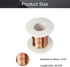 Fielect 0.38mm Inner Dia Enameled Copper Magnet Wire, 65.6Ft Length, QA-1-155 2UEW Model for Motors