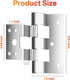 SuperDi Mobile Homes Door Hinge for Combination Doors Replacement for Elixir Series 6000 8000 9000 and Storm Door