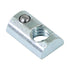 1/4"-20 Threaded Steel Roll in T-Nut with Ball Spring, T-Slot Nuts Accessory Hardware for 10 Series Aluminum Extrusion