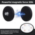 10Pcs 30LBS M5 10 Pack,1.69 Inch Rubber Coated Anti-Scratch Mounting Magnets, Neodymium Magnet Base with Threaded