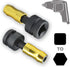 IVY Classic 44852 1/2" Square to 1/4" Hex Mega-Magnetic Impact Driver Adapter, 1/Card