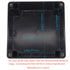 Zulkit Junction Box, IP65 Waterproof Outdoor ABS Plastic Electrical Box, Black 4.7 x 4.7 x 3.5 inch