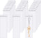 Long Jewelry Bags, 2 x 6" 100pcs Poly Zip Seal Storage Bags for Clear Necklace Bags with Hang Hole