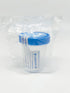 Sterile Specimen Cups with Lids: 4oz Transparent Urine Collection Cup with Leak-Resistant Screw-On Lids - 3 Pack