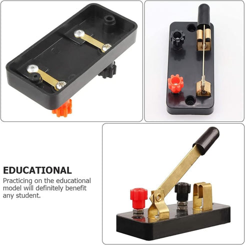 POPETPOP Basic Beginner Circuit Kit, Security Camera Single Pole Single Throw for 6pcs Electric Encendedores
