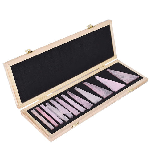 Angle Gauge Block Set 12-Pack, Steel with Case, Machinist Tool for Lathes Milling Ground Calibration